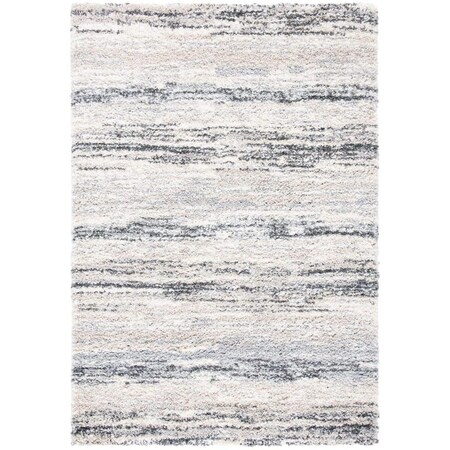 Safavieh 10 x 14 ft. Fontana Shag 800 Area Rug Ivory & Grey FNT842A-10